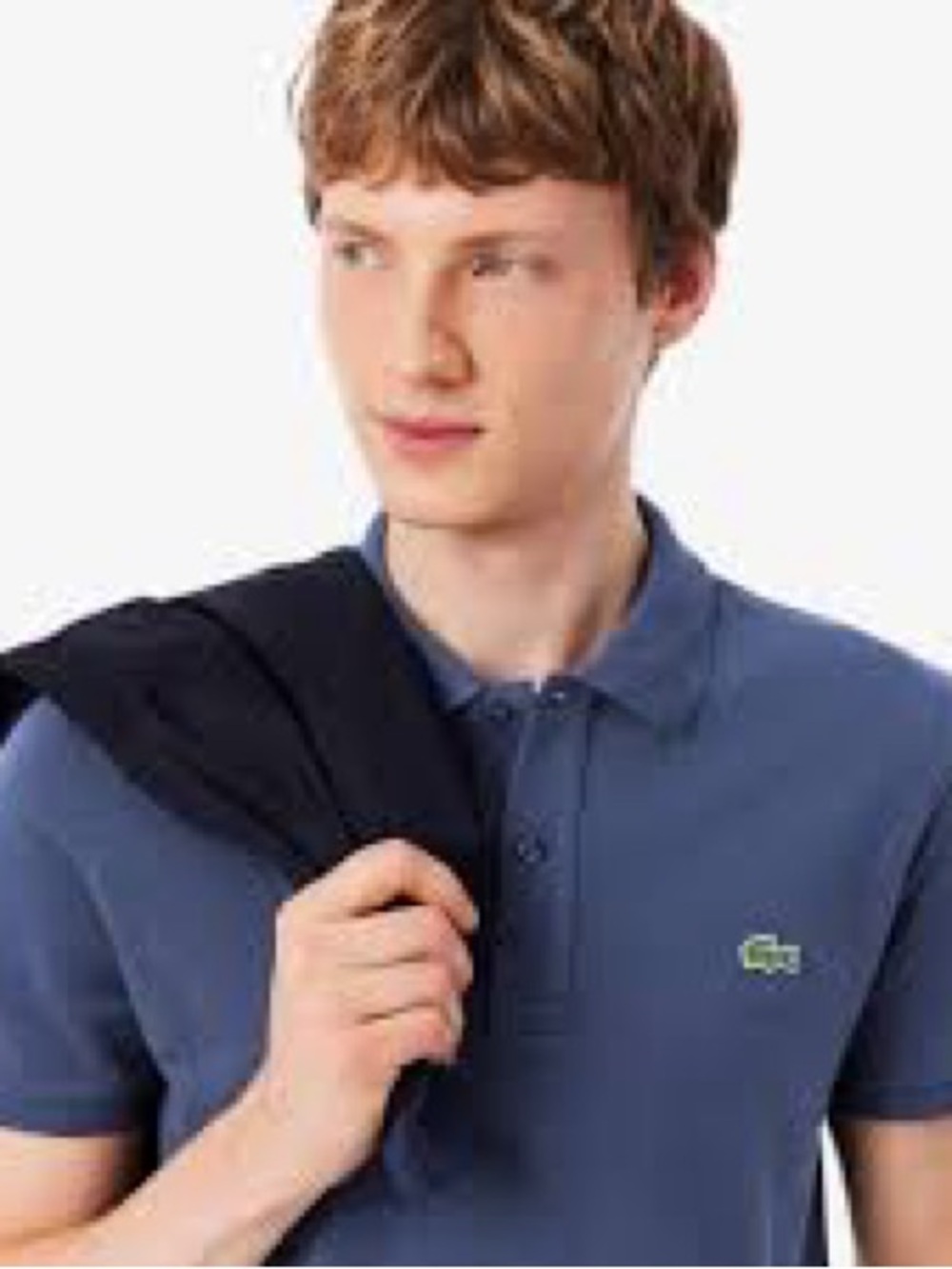 Lacoste Men's Blue Piqué Polo Shirt